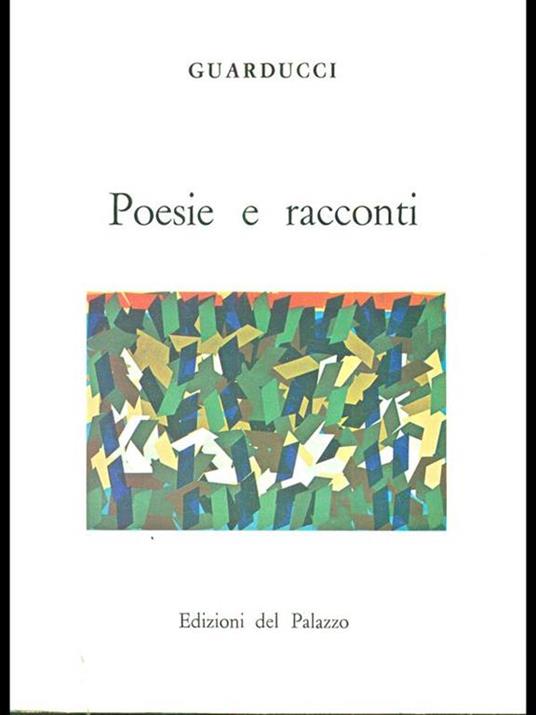 Poesie e racconti - copertina