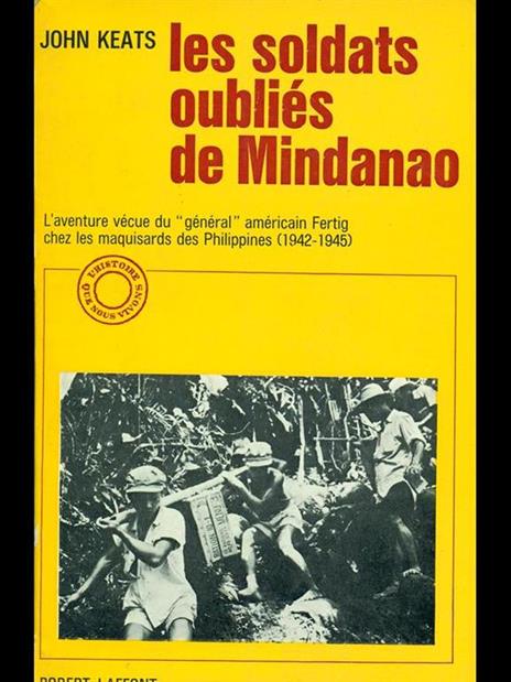 Les soldats oublies de Mindanao - John Keats - copertina