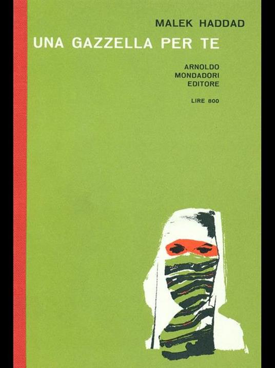 Una gazzella per te - Malek Haddad - copertina
