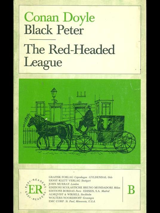 Black Peter-The Red Headed League - Conan Doyle - copertina