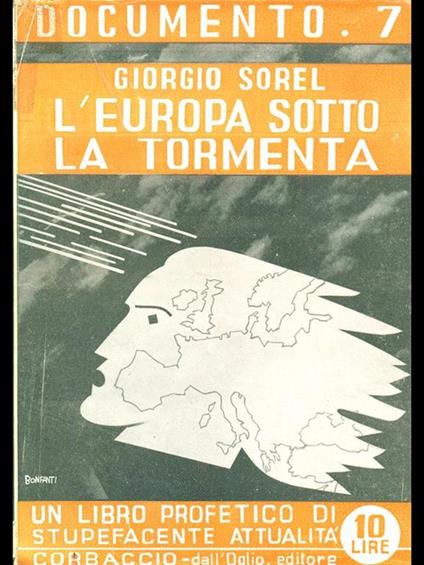 L' Europa sotto la tormenta - Georges Sorel - copertina