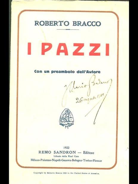 I pazzi - Roberto Bracco - 5