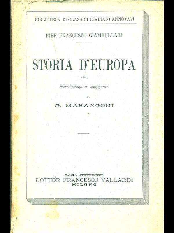 Storia d'Europa