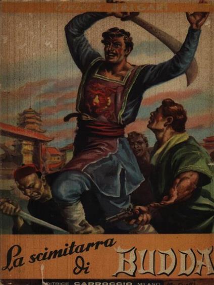 La scimitarra di Budda - Emilio Salgari - copertina