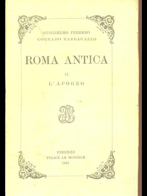Roma Antica II l'apogeo