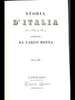 Storia d'Italia dal 1789 al 1814. Tomo IV