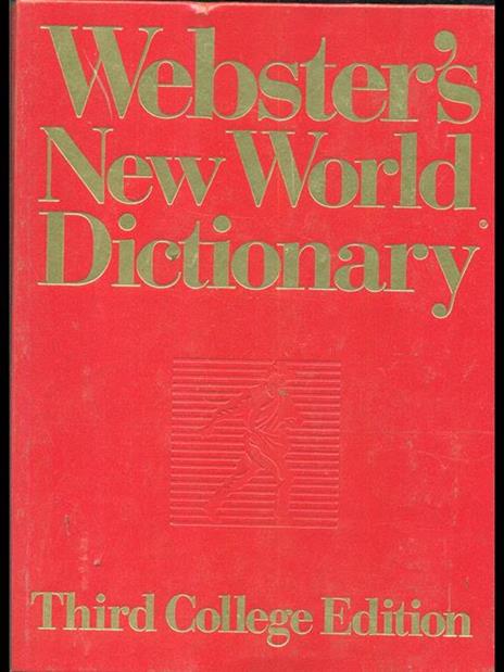Webster's new world dictionary of american english - copertina