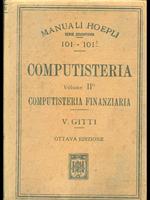 Computisteria volume II - Computisteria finanziaria