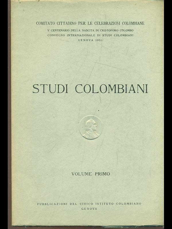 Studi colombiani vol. 1