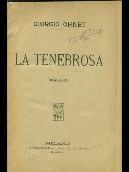 La tenebrosa - copertina