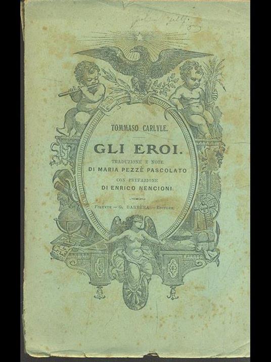 Gli eroi - Thomas Carlyle - copertina