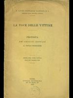 La voce delle vittime