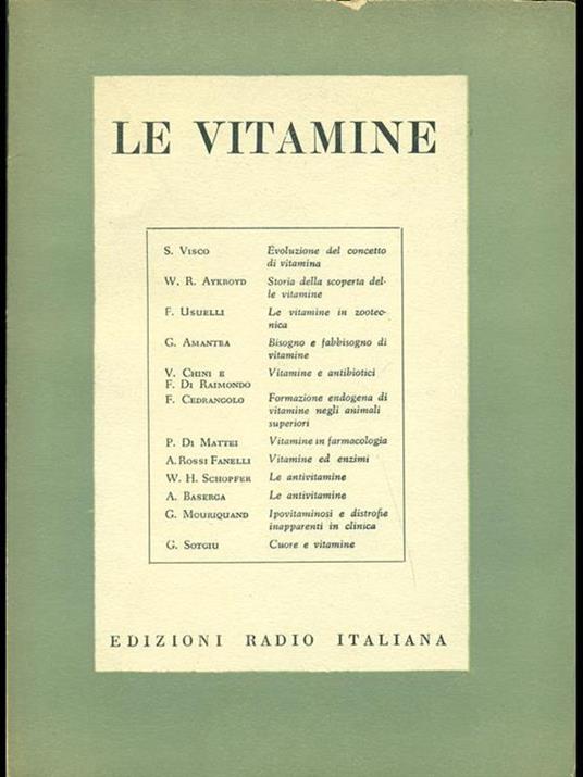 Le vitamine - copertina