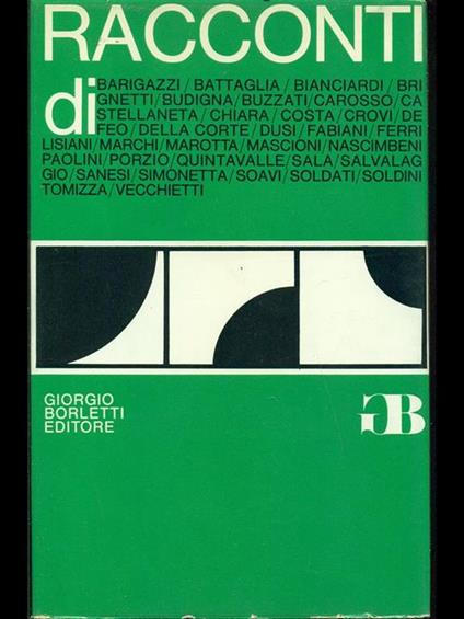 Racconti - copertina