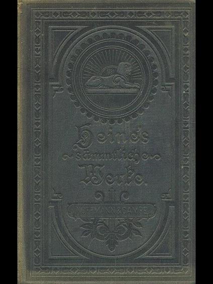 Heinrich Heine's Sammtliche Werke - copertina