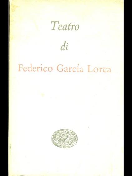 Teatro - Federico García Lorca - copertina
