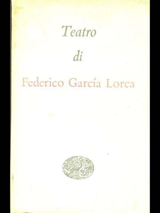 Teatro - Federico García Lorca - copertina