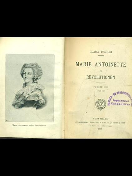 Marie antoniette og revolutien - copertina