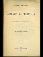 Notizia letteraria