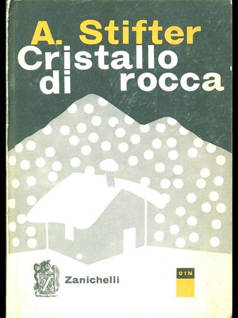 Cristallo di rocca - Adalbert Stifter - copertina