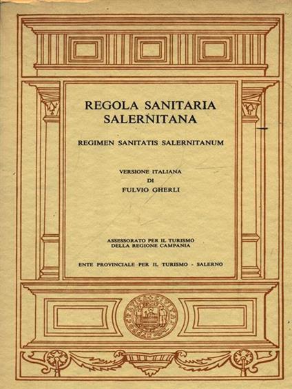 Regola sanitaria salernitana - copertina