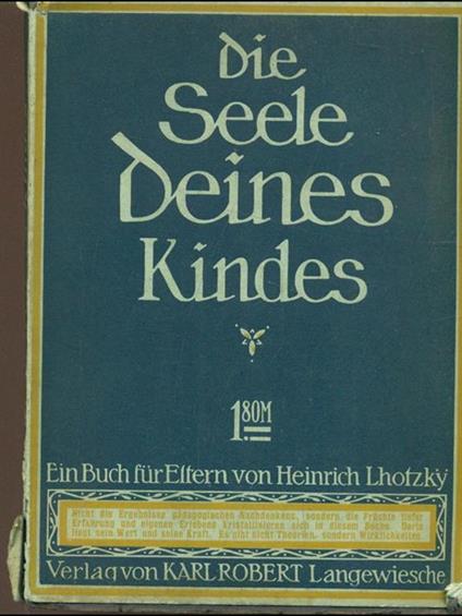 Die seele deines kindes - copertina