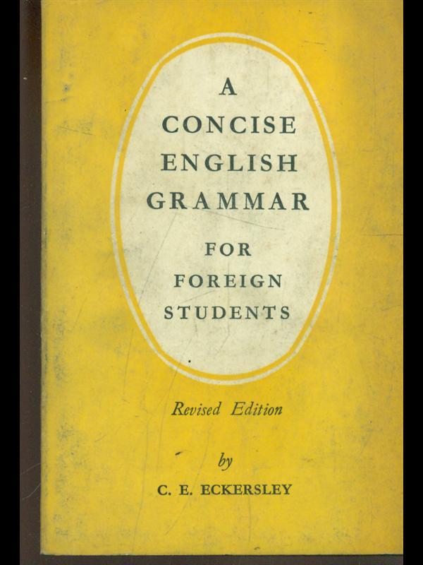 A concise english grammar