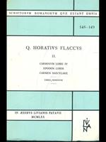 Carminvm libri IV. Epodon liber. Carmen saecvlare