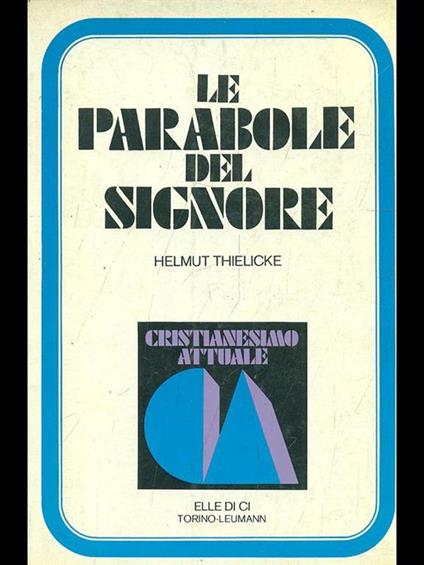 Le parabole del Signore - copertina
