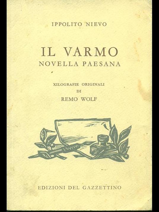 Il varmo - Ippolito Nievo - copertina