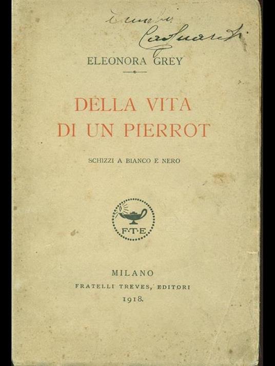 Della vita di un Pierrot - copertina