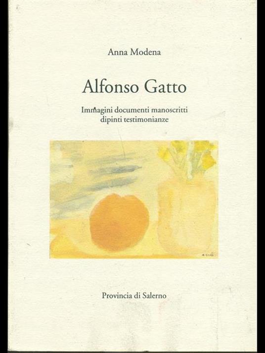 Alfonso Gatto - Anna Modena - copertina