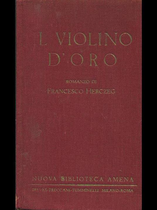 Il violino d'oro - copertina