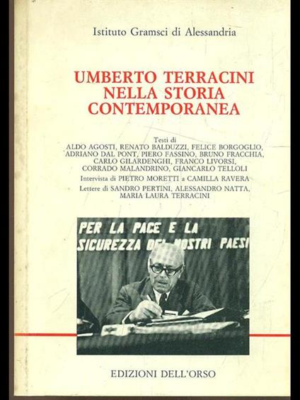 Umberto Terracini nella storia contemporanea - copertina