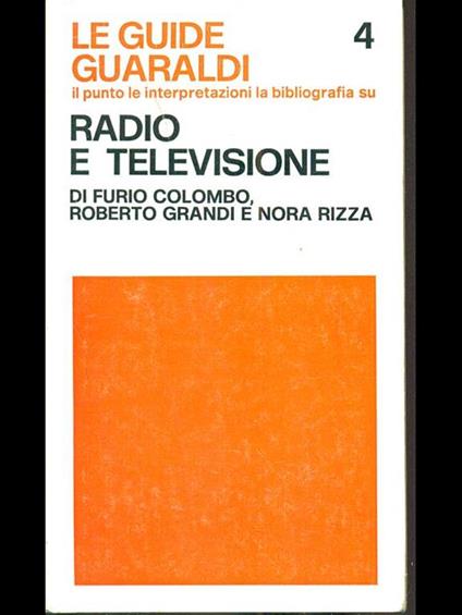 Radio e televisione - copertina