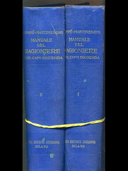 Manuale del ragioniere e del capod'azienda - copertina