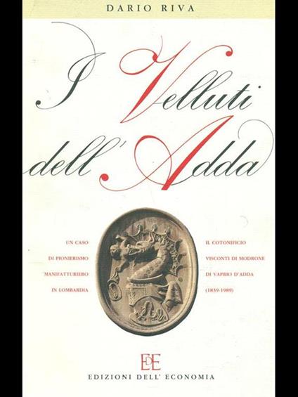 I Velluti dell'Adda - copertina