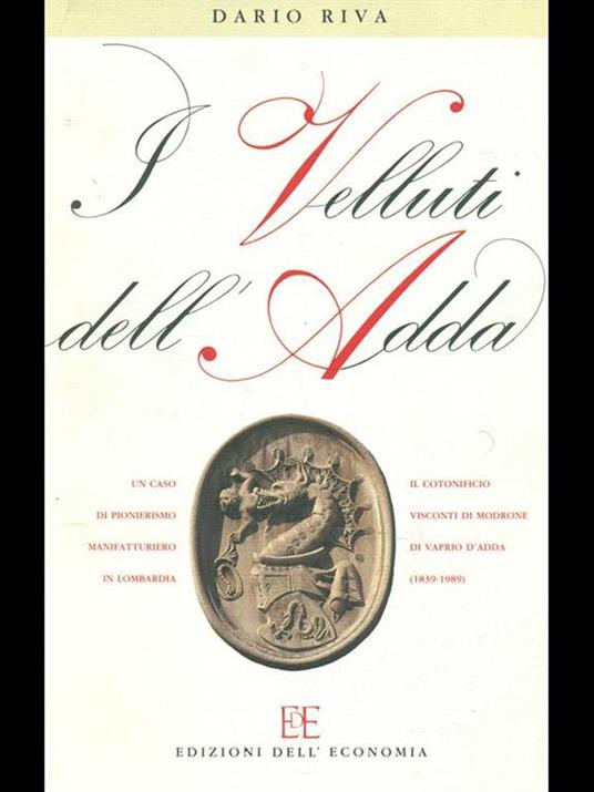 I Velluti dell'Adda - copertina