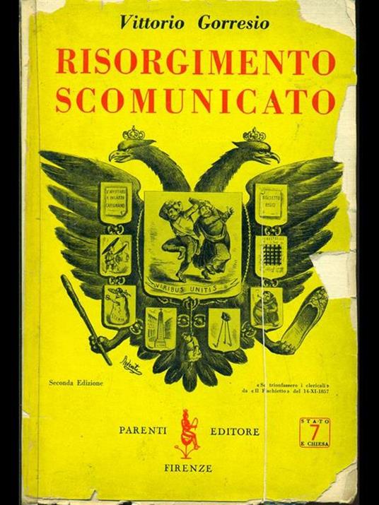 Risorgimento scomunicato - Vittorio Gorresio - copertina