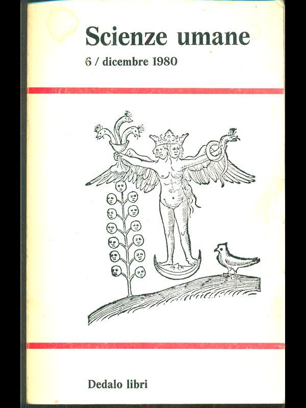 Scienze umane 6/dicembre 1980