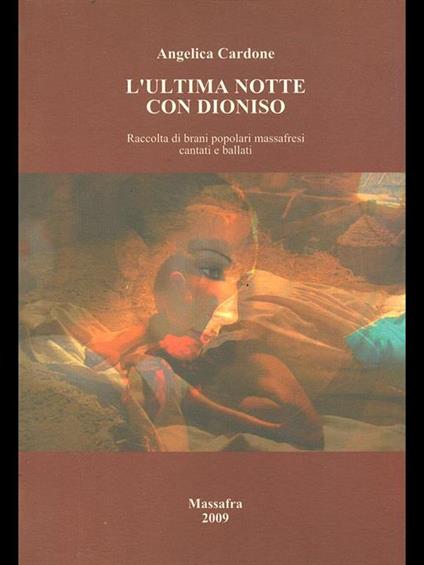 L' ultima notte con Dioniso - Angela Cardone - copertina