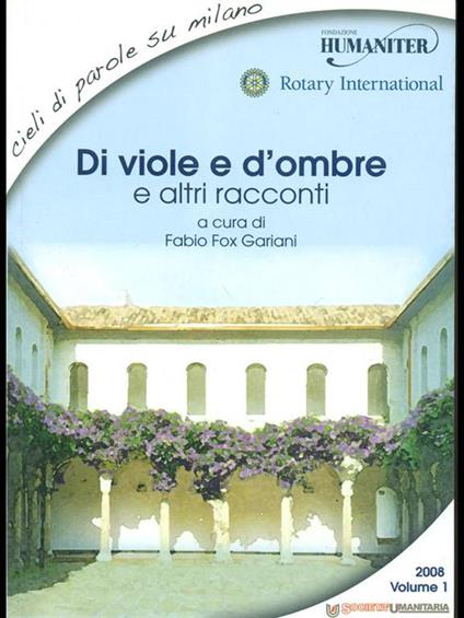 Di viole e d'ombre e altri racconti - copertina