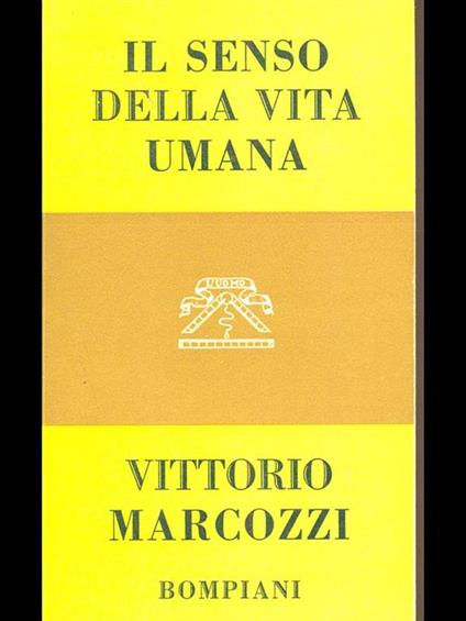 Il senso della vita umana - copertina