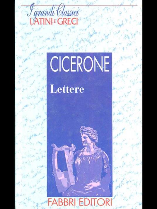 Lettere - M. Tullio Cicerone - copertina