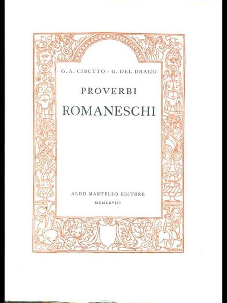 Proverbi romaneschi - 3