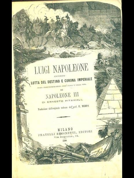 Luigi Napoleone ovvero lotta del destinoe corona imperiale - copertina