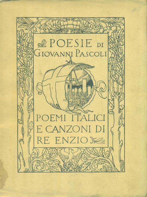 Poemi italici e canzoni di Re Renzo