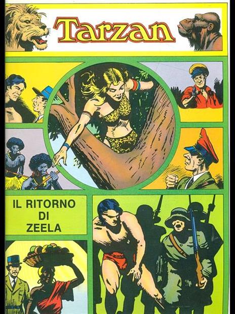 Tarzan, il ritorno di Zeela - Edgar R. Burroughs - copertina