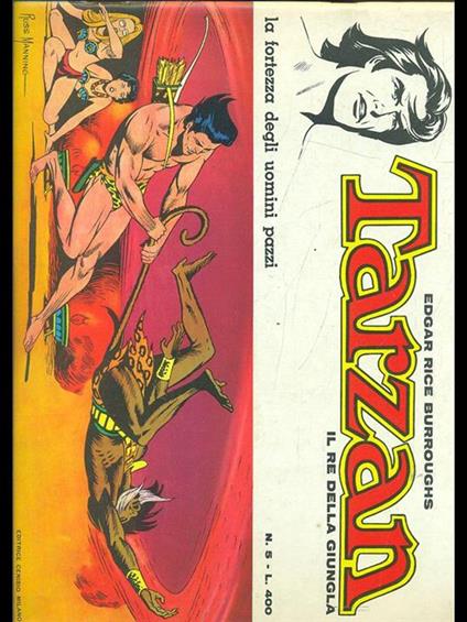 Tarzan, la fortezza degli uomini pazzi - Edgar R. Burroughs - copertina