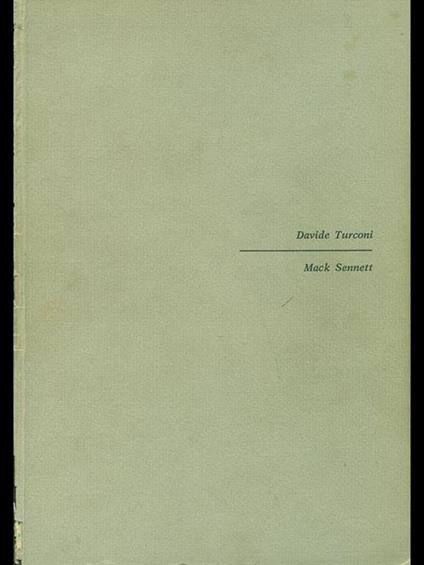 Mack Sennett - copertina